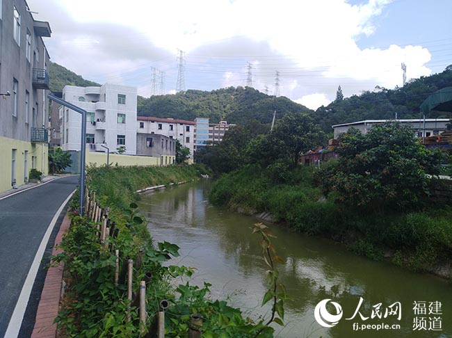 福建福清：干渠改造变“福渠” 水清岸绿生态美