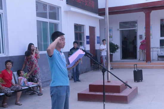 槐荫：村里来了大学生志愿者