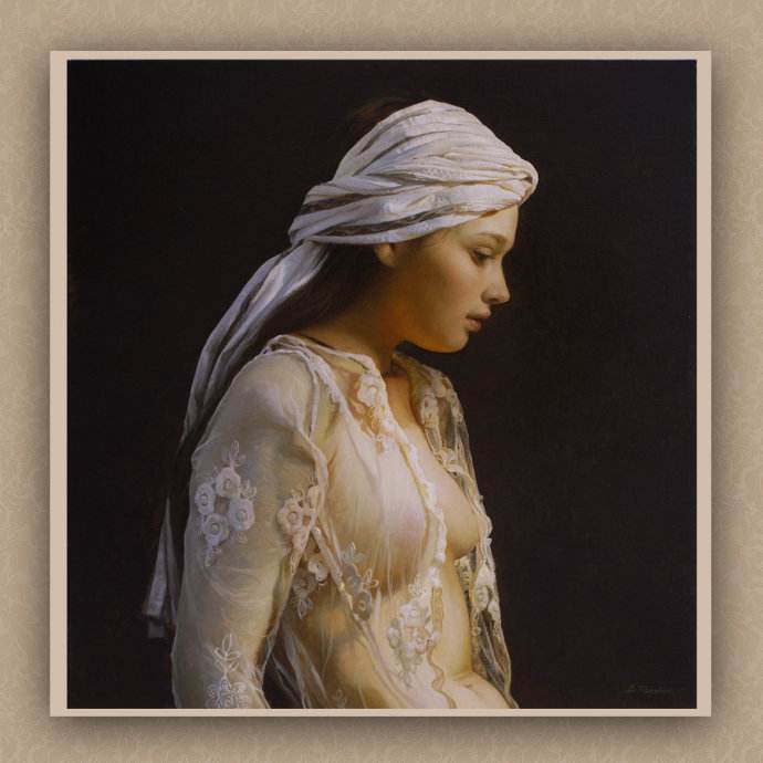 世界著名人体油画艺术赏析,世界经典撩人油画美女欣赏!