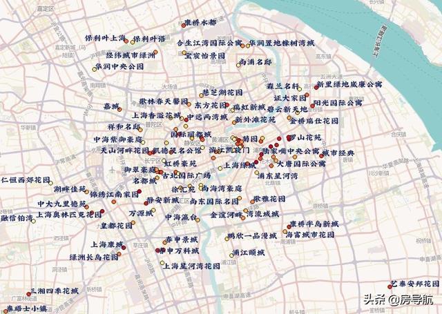 上海热门小区换手率图鉴，最高达124%