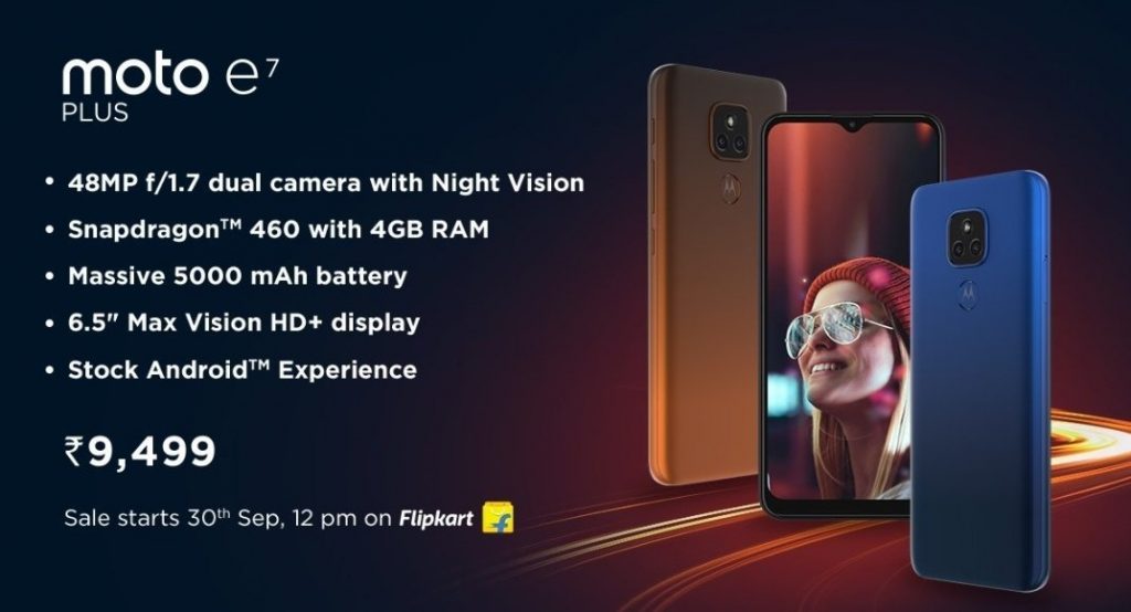 Moto E7 Plus Features