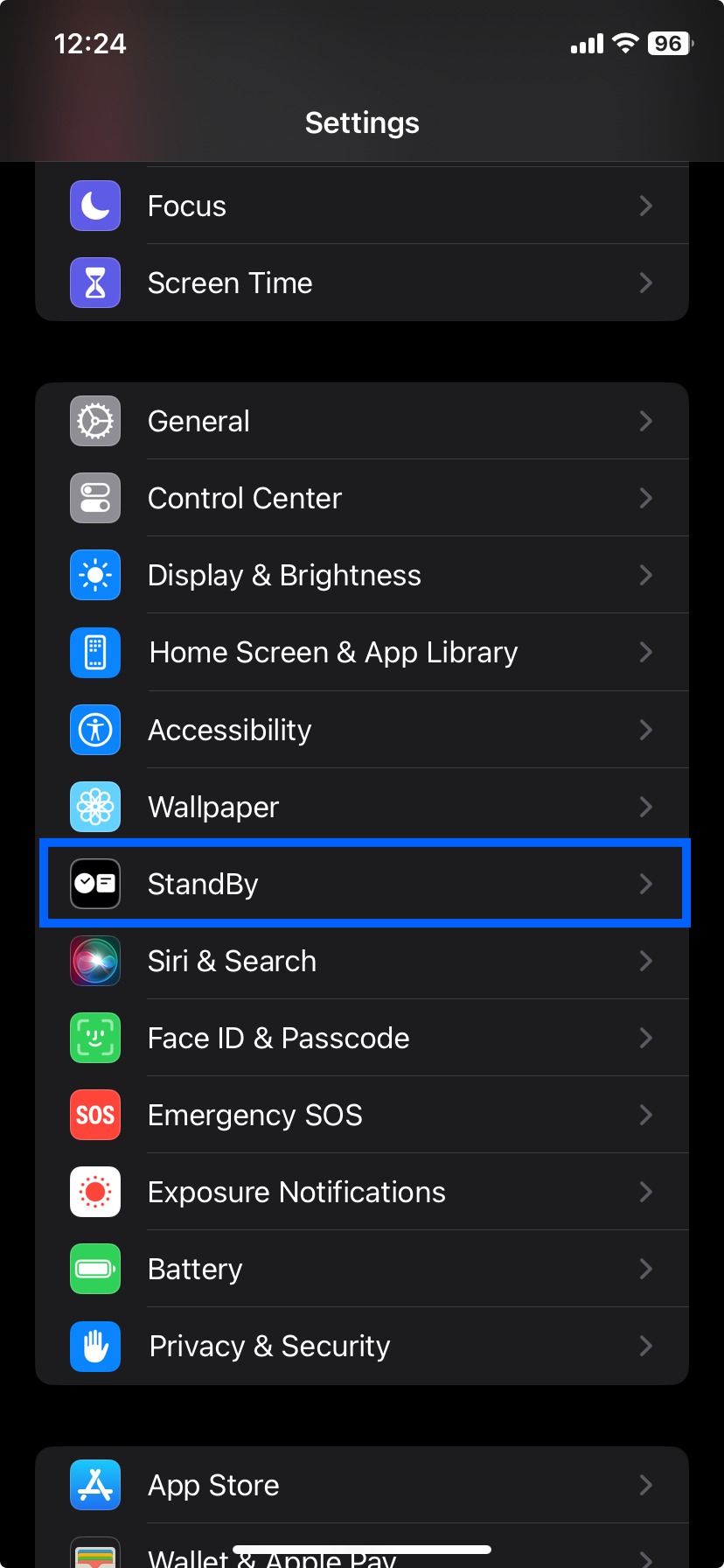 how to use standby mode on iOS 17